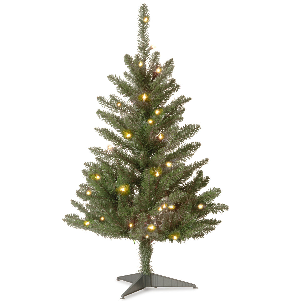 3ft Fir Christmas Tree with Clear LED Lights