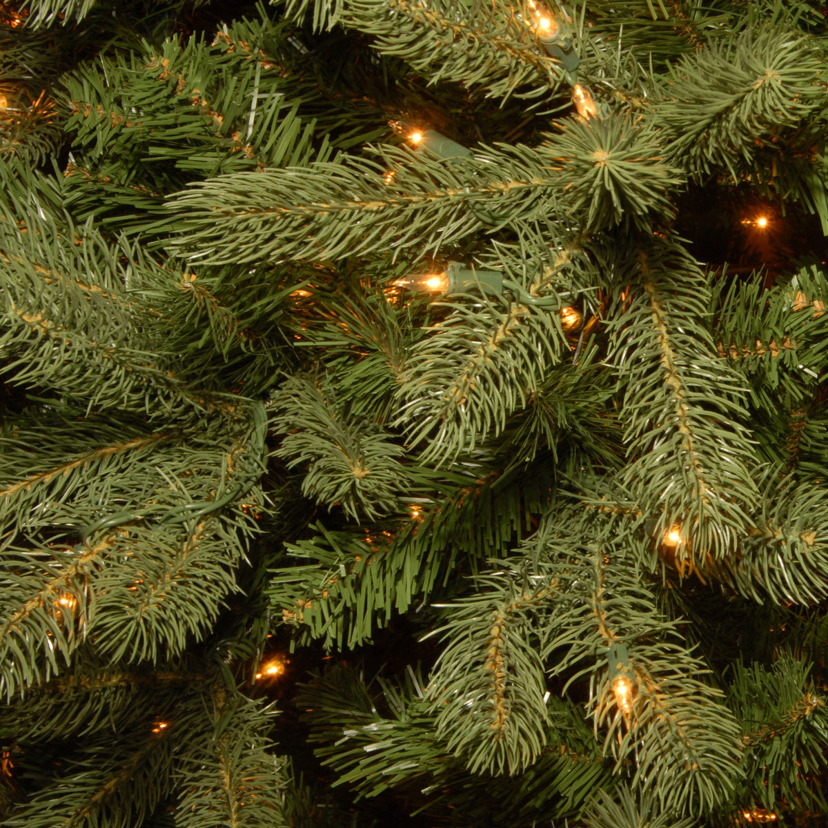 7ft Pre Lit Realistic Downswept Douglas Fir, 700 Clear Lights
