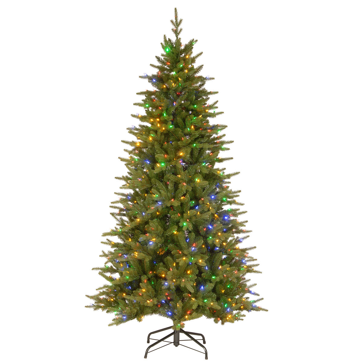 7.5ft Pre Lit Slim Spruce, Dual Colour LED, Easy Connect