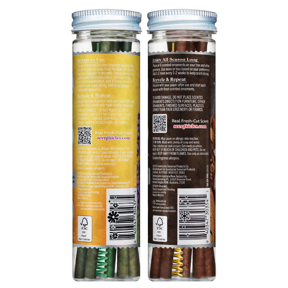 Scent Sticks Duo, Lavender and Vanilla Woods