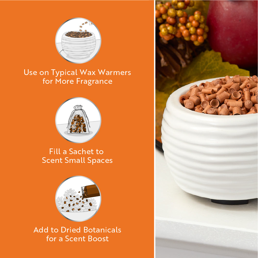 Autumn Scented Paper Ribbons Trio, Apple, Cinnamon and Vanilla Spice