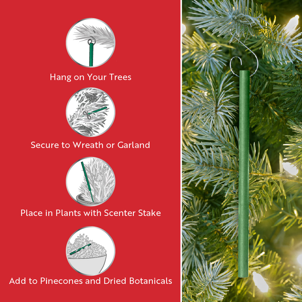 Christmas Tree Scent Sticks, Snowberry Pine, 2 Pack