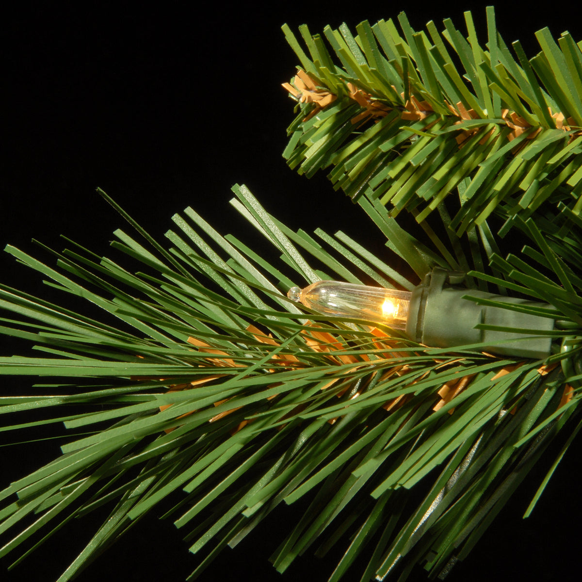 7.5ft Pre Lit Slim Tiffany Fir Christmas Tree, Clear Lights